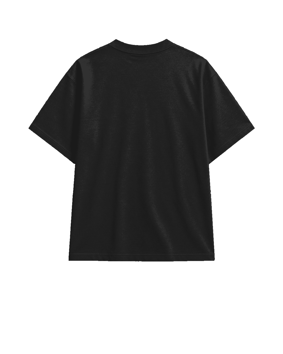 Oversize Tee Đen mặt sau