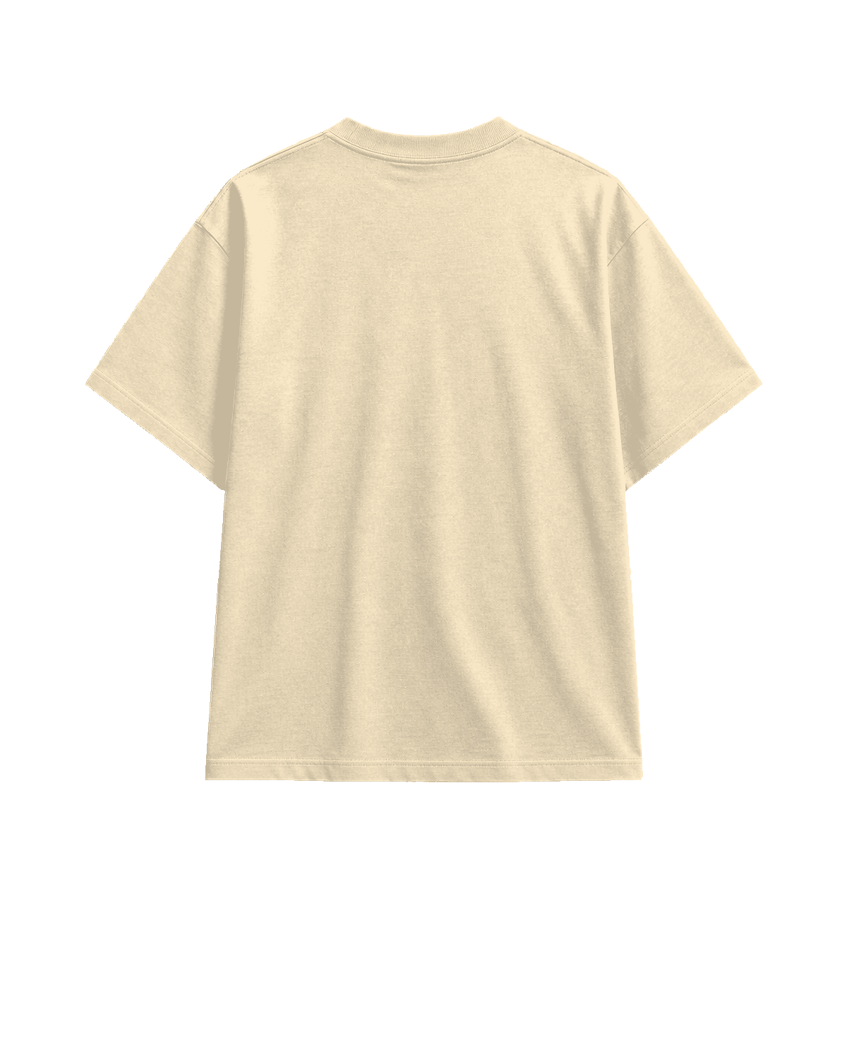 Oversize Tee Be Đậm mặt sau