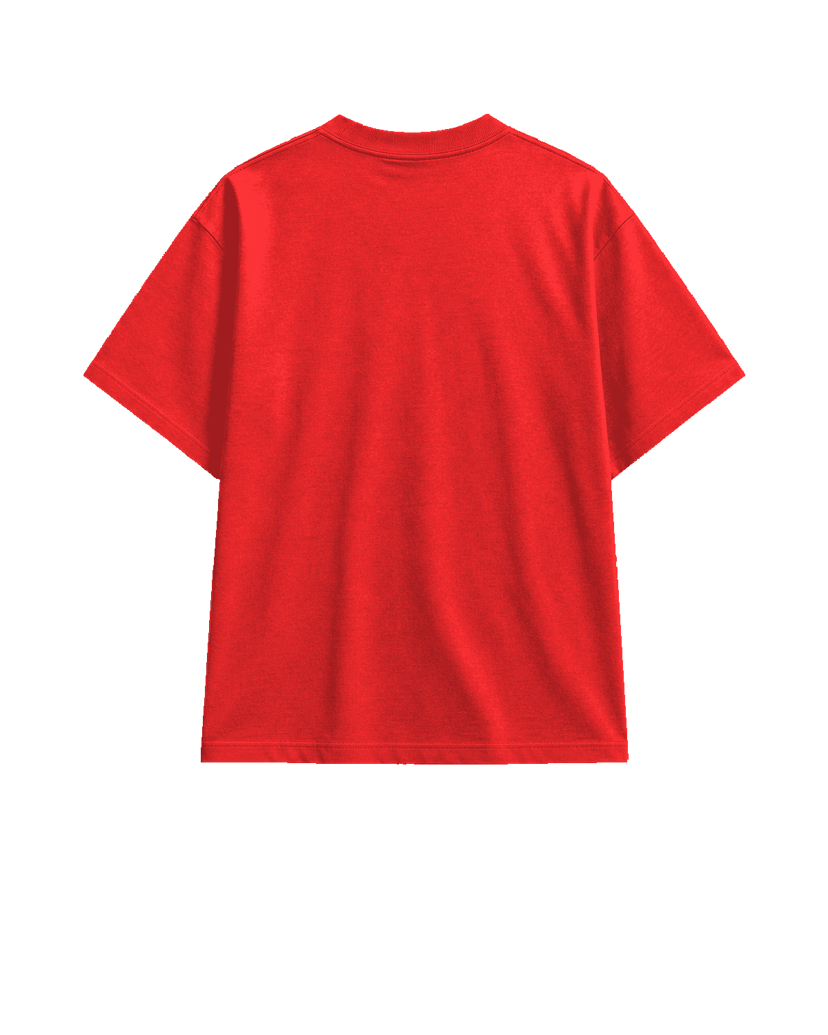 Oversize Tee Đỏ mặt sau