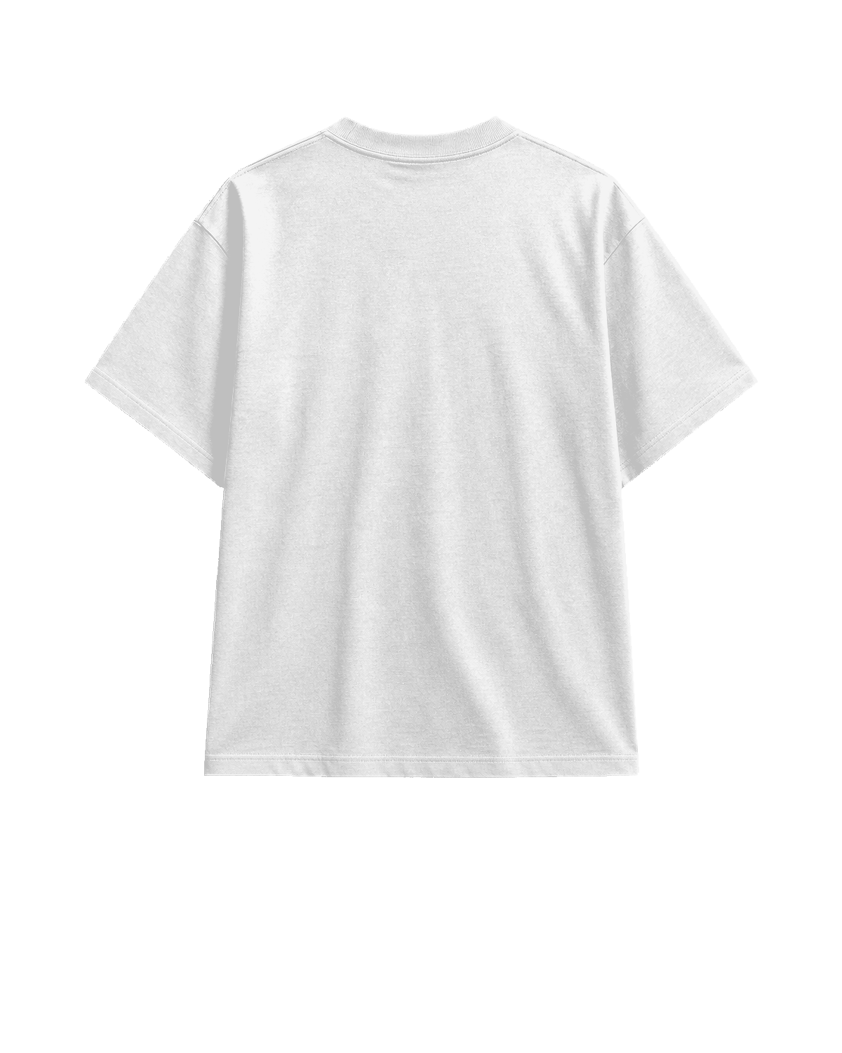 Oversize Tee Trắng mặt sau